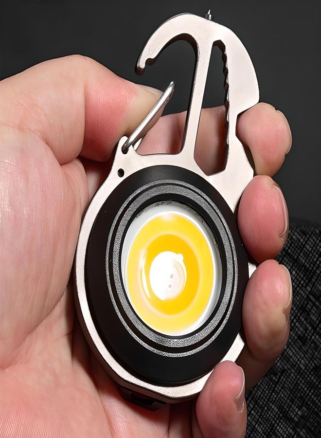 هومي هومز مصباح يدوي صغير قابل لإعادة الشحن من HUMI HOMES، مزود بـ 7 أوضاع إضاءة، ومصباح صغير قابل لإعادة الشحن مع مجموعة مفكات صغيرة، ومصباح طوارئ محمول للتخييم والأنشطة الخارجية، بتقنية LED - Image 5